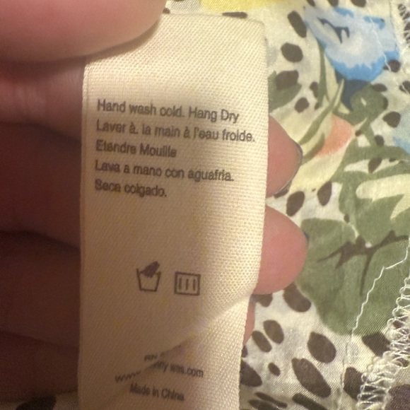 Johnny Was Silk Multicolor Floral and Leopard Print Blouse - Picture 5 of 11